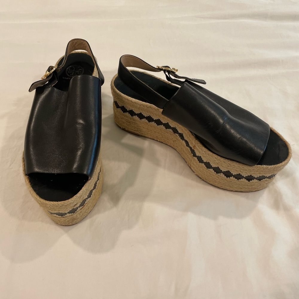 Tory Burch Espadrille Platform Wedges